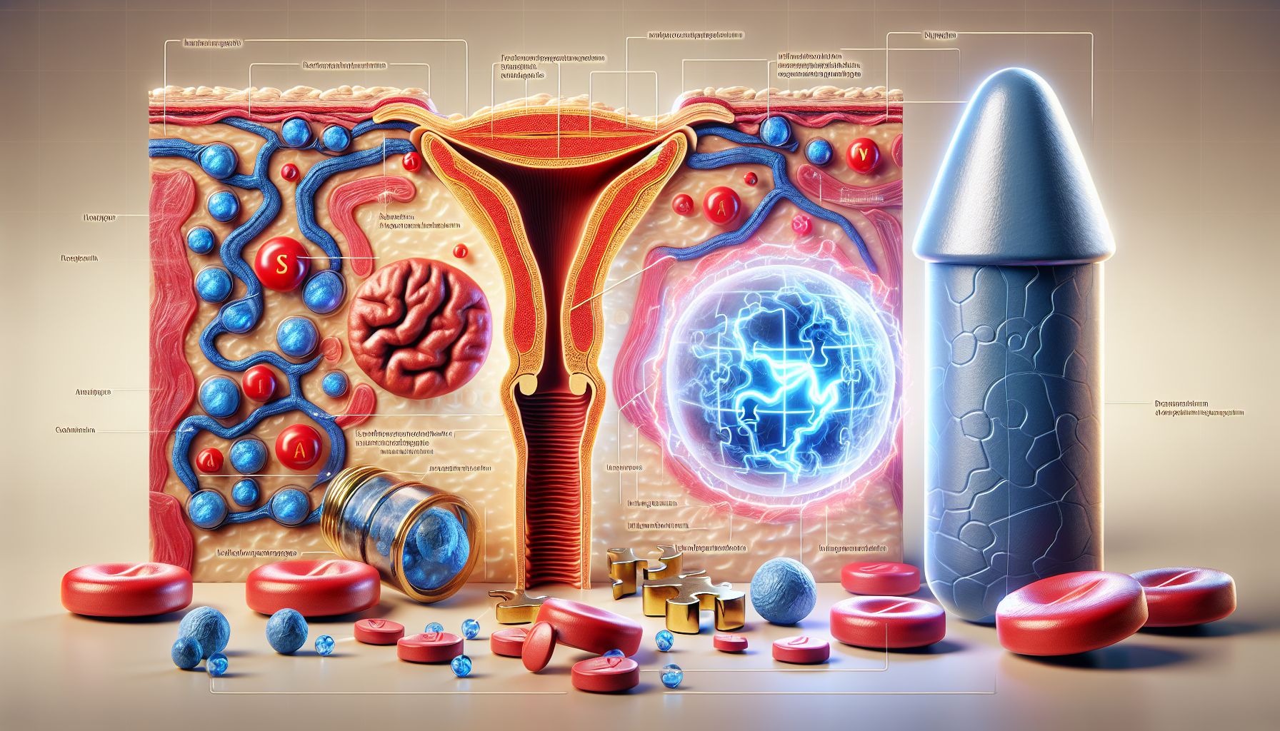 Image of a blue pill commonly recognized as Viagra